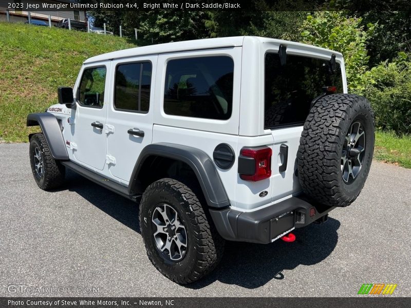 Bright White / Dark Saddle/Black 2023 Jeep Wrangler Unlimited Rubicon 4x4