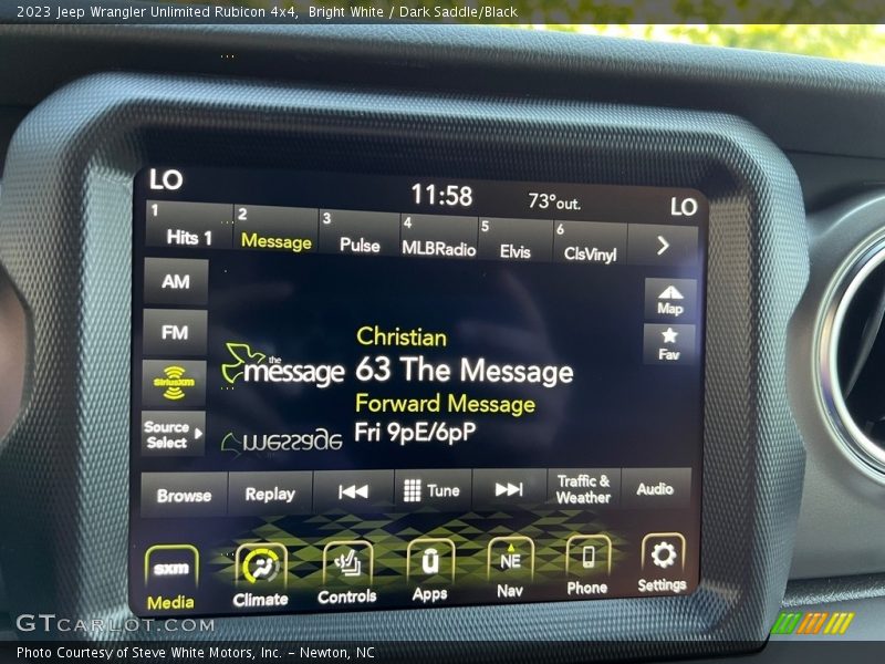 Bright White / Dark Saddle/Black 2023 Jeep Wrangler Unlimited Rubicon 4x4