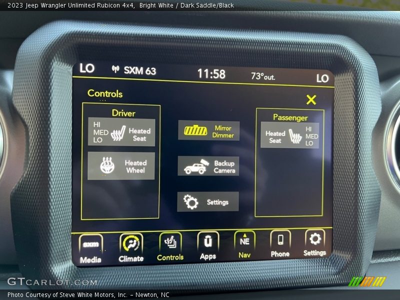 Bright White / Dark Saddle/Black 2023 Jeep Wrangler Unlimited Rubicon 4x4