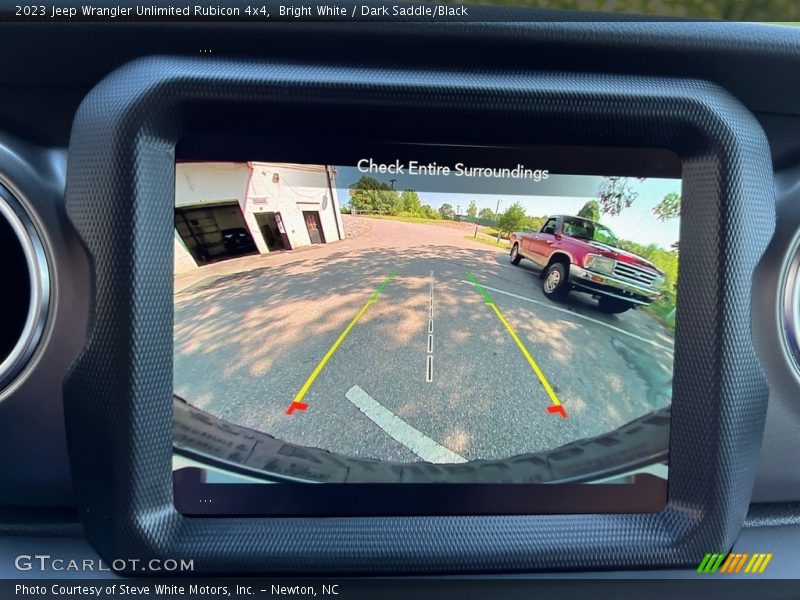 Bright White / Dark Saddle/Black 2023 Jeep Wrangler Unlimited Rubicon 4x4