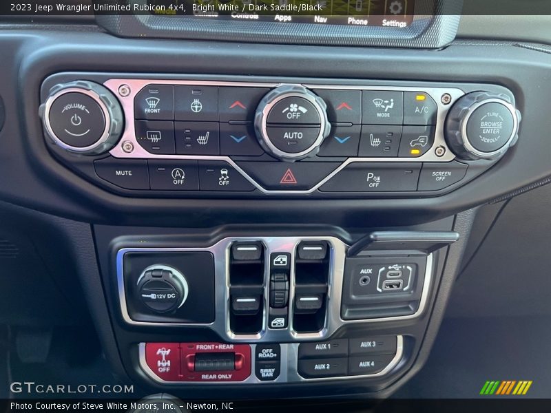 Bright White / Dark Saddle/Black 2023 Jeep Wrangler Unlimited Rubicon 4x4