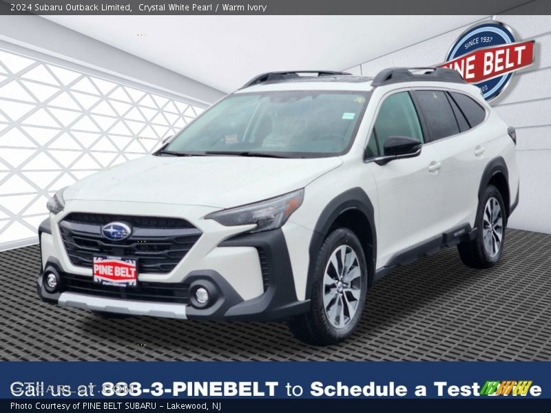 Crystal White Pearl / Warm Ivory 2024 Subaru Outback Limited