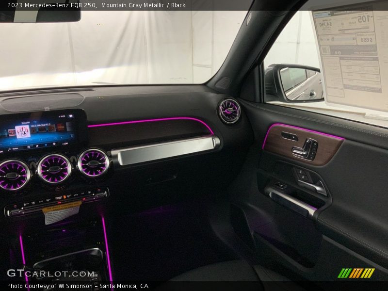 Mountain Gray Metallic / Black 2023 Mercedes-Benz EQB 250