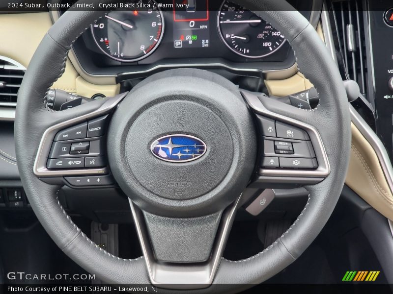 Crystal Black Silica / Warm Ivory 2024 Subaru Outback Limited
