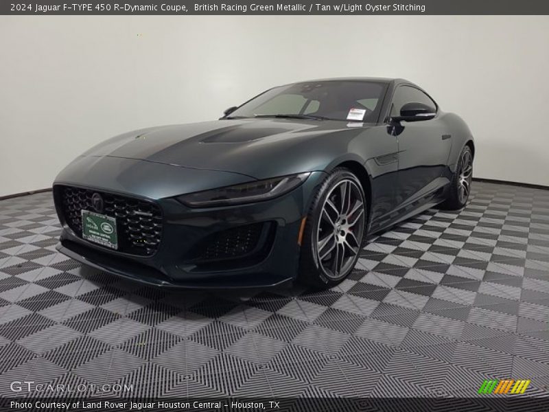 British Racing Green Metallic / Tan w/Light Oyster Stitching 2024 Jaguar F-TYPE 450 R-Dynamic Coupe