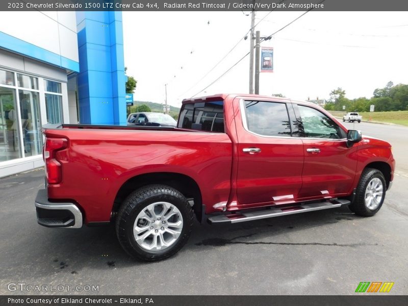Radiant Red Tintcoat / Gideon/Very Dark Atmosphere 2023 Chevrolet Silverado 1500 LTZ Crew Cab 4x4
