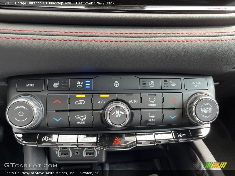 Controls of 2023 Durango GT Blacktop AWD