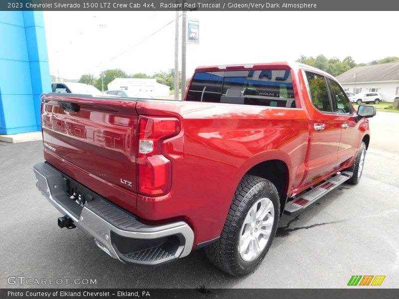 Radiant Red Tintcoat / Gideon/Very Dark Atmosphere 2023 Chevrolet Silverado 1500 LTZ Crew Cab 4x4