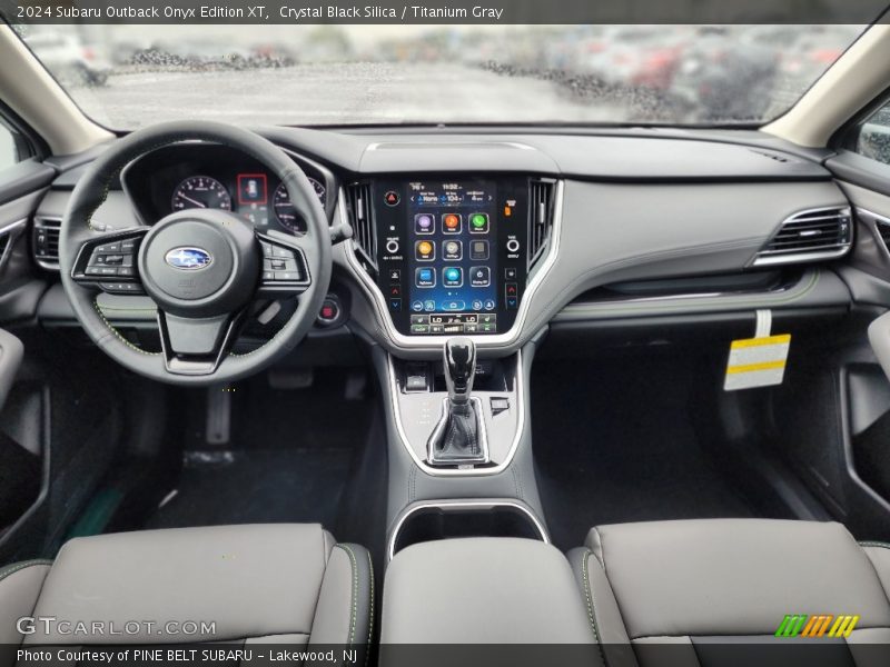 Dashboard of 2024 Outback Onyx Edition XT