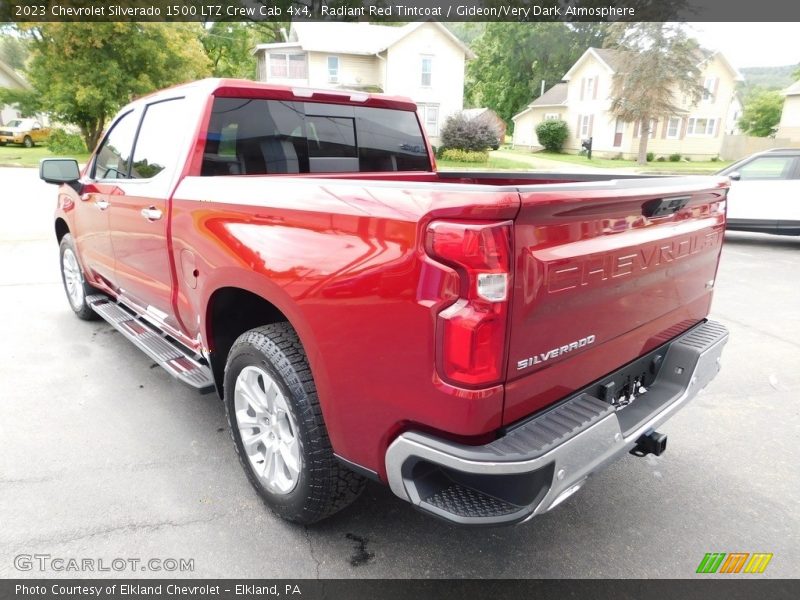 Radiant Red Tintcoat / Gideon/Very Dark Atmosphere 2023 Chevrolet Silverado 1500 LTZ Crew Cab 4x4