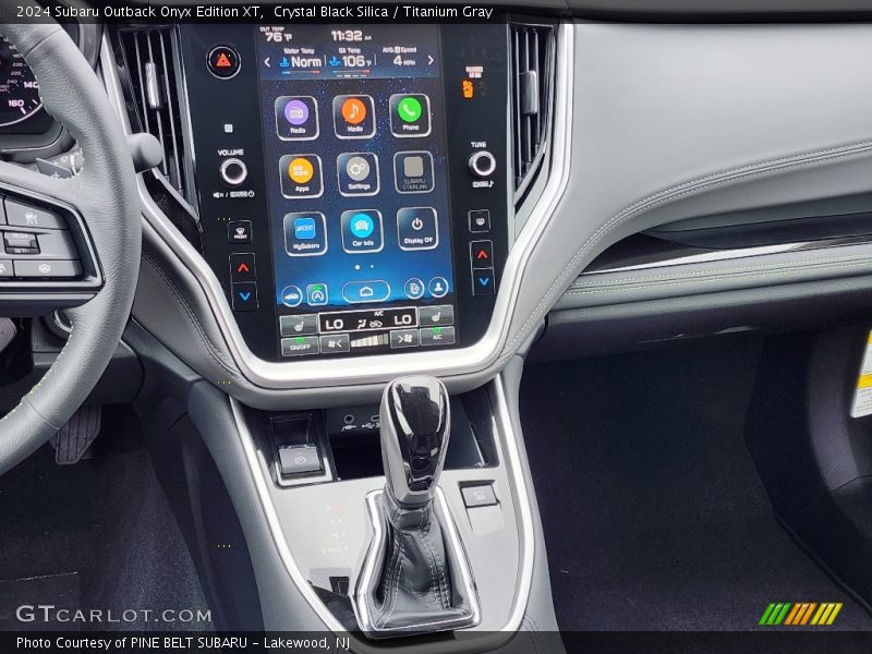 Crystal Black Silica / Titanium Gray 2024 Subaru Outback Onyx Edition XT