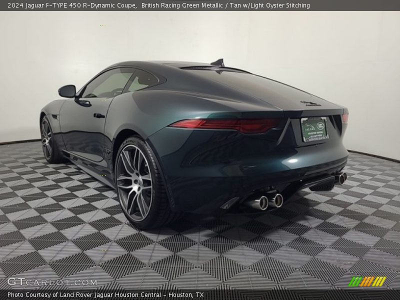British Racing Green Metallic / Tan w/Light Oyster Stitching 2024 Jaguar F-TYPE 450 R-Dynamic Coupe