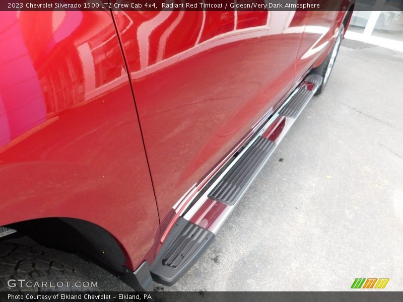 Radiant Red Tintcoat / Gideon/Very Dark Atmosphere 2023 Chevrolet Silverado 1500 LTZ Crew Cab 4x4