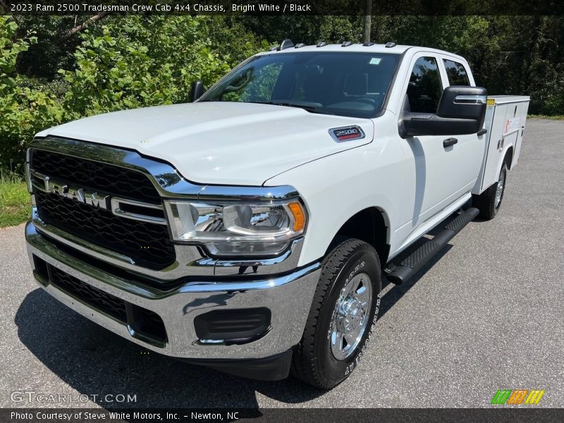 Bright White / Black 2023 Ram 2500 Tradesman Crew Cab 4x4 Chassis