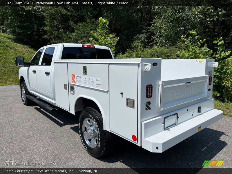 Bright White / Black 2023 Ram 2500 Tradesman Crew Cab 4x4 Chassis