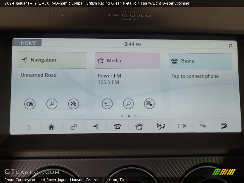 Controls of 2024 F-TYPE 450 R-Dynamic Coupe