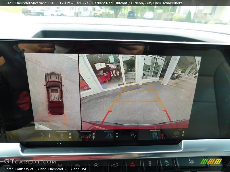 Radiant Red Tintcoat / Gideon/Very Dark Atmosphere 2023 Chevrolet Silverado 1500 LTZ Crew Cab 4x4