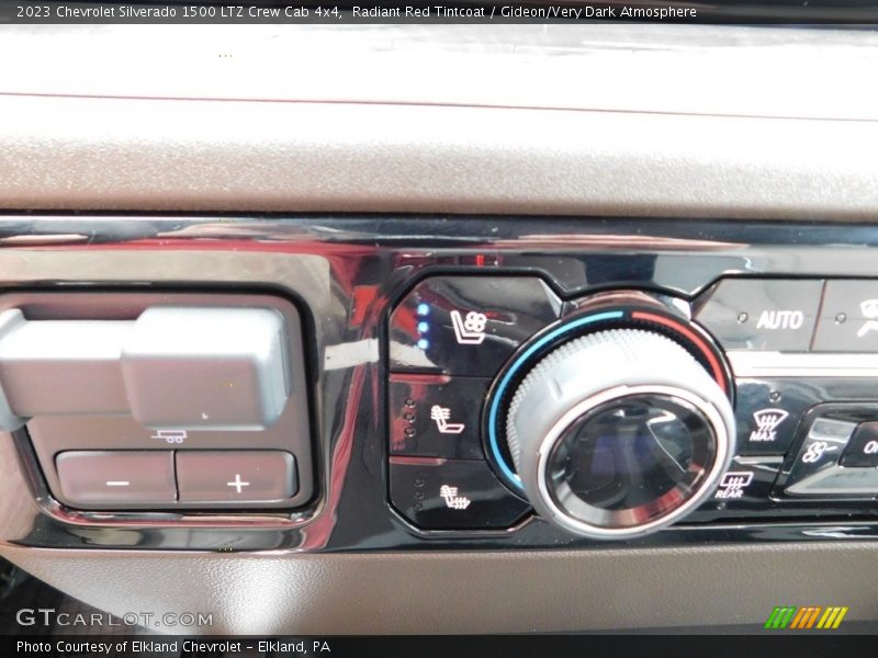 Radiant Red Tintcoat / Gideon/Very Dark Atmosphere 2023 Chevrolet Silverado 1500 LTZ Crew Cab 4x4