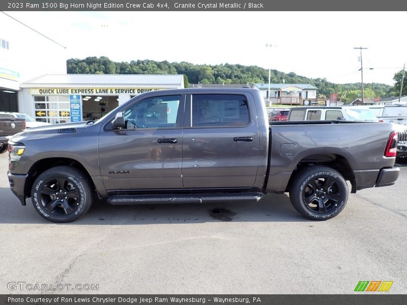 Granite Crystal Metallic / Black 2023 Ram 1500 Big Horn Night Edition Crew Cab 4x4