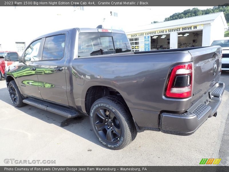 Granite Crystal Metallic / Black 2023 Ram 1500 Big Horn Night Edition Crew Cab 4x4