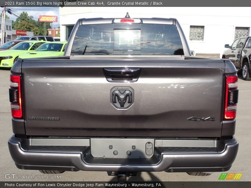 Granite Crystal Metallic / Black 2023 Ram 1500 Big Horn Night Edition Crew Cab 4x4
