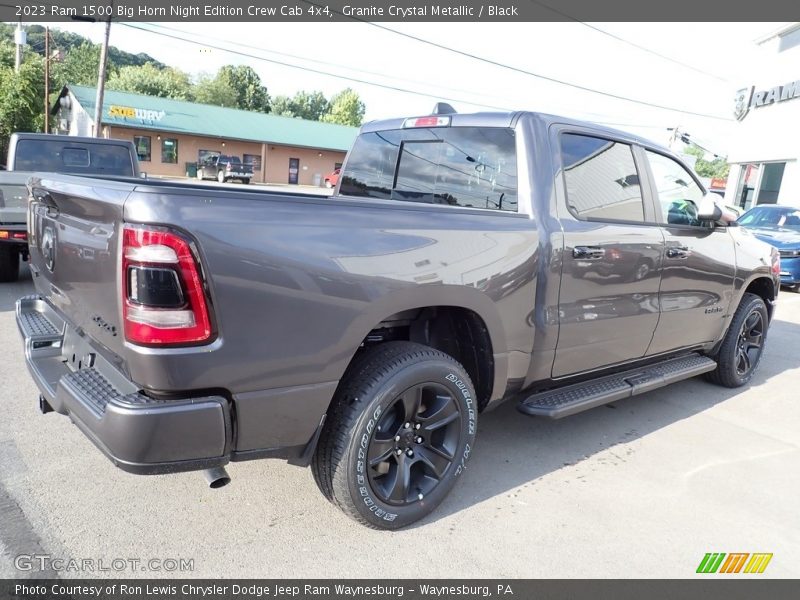 Granite Crystal Metallic / Black 2023 Ram 1500 Big Horn Night Edition Crew Cab 4x4