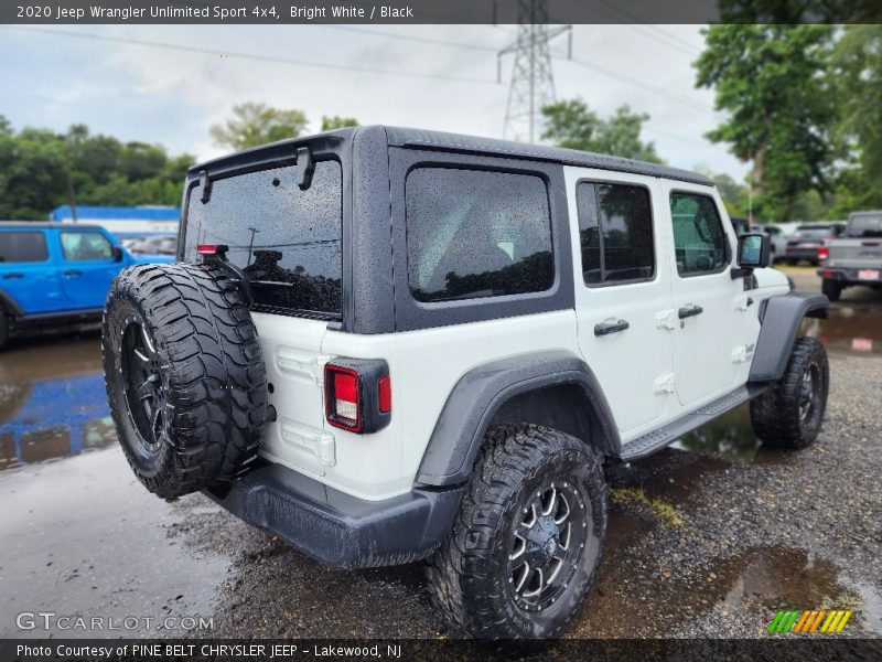 Bright White / Black 2020 Jeep Wrangler Unlimited Sport 4x4