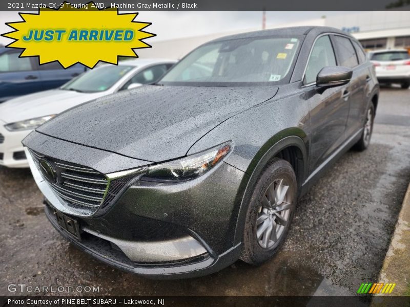 Machine Gray Metallic / Black 2021 Mazda CX-9 Touring AWD