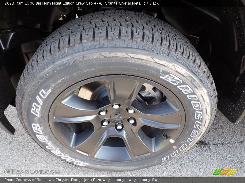 Granite Crystal Metallic / Black 2023 Ram 1500 Big Horn Night Edition Crew Cab 4x4