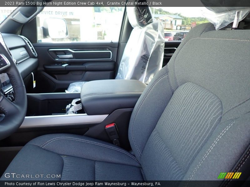 Granite Crystal Metallic / Black 2023 Ram 1500 Big Horn Night Edition Crew Cab 4x4