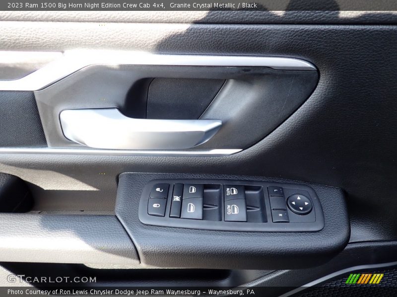 Granite Crystal Metallic / Black 2023 Ram 1500 Big Horn Night Edition Crew Cab 4x4