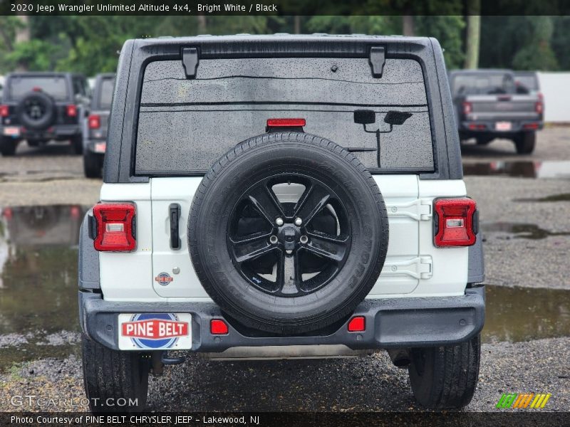 Bright White / Black 2020 Jeep Wrangler Unlimited Altitude 4x4