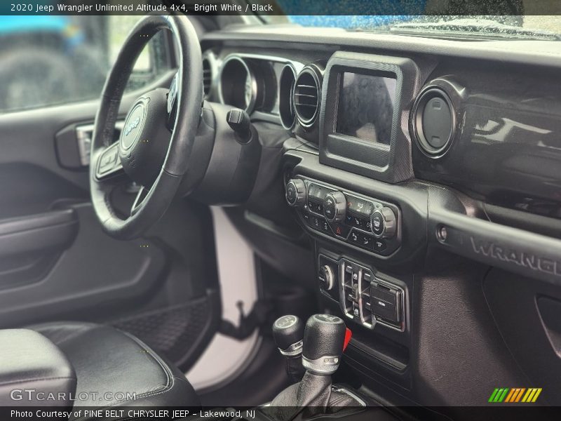 Bright White / Black 2020 Jeep Wrangler Unlimited Altitude 4x4