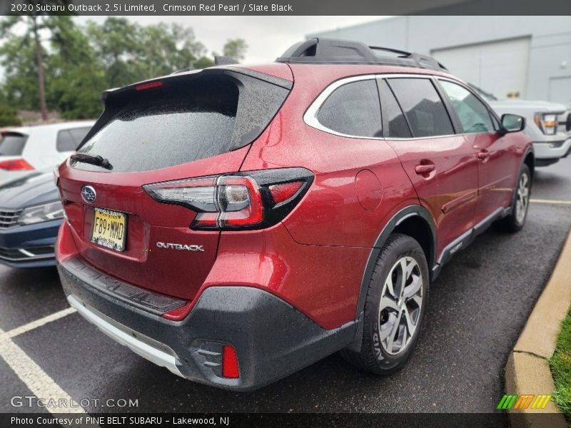 Crimson Red Pearl / Slate Black 2020 Subaru Outback 2.5i Limited
