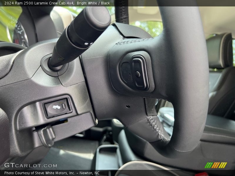 Bright White / Black 2024 Ram 2500 Laramie Crew Cab 4x4