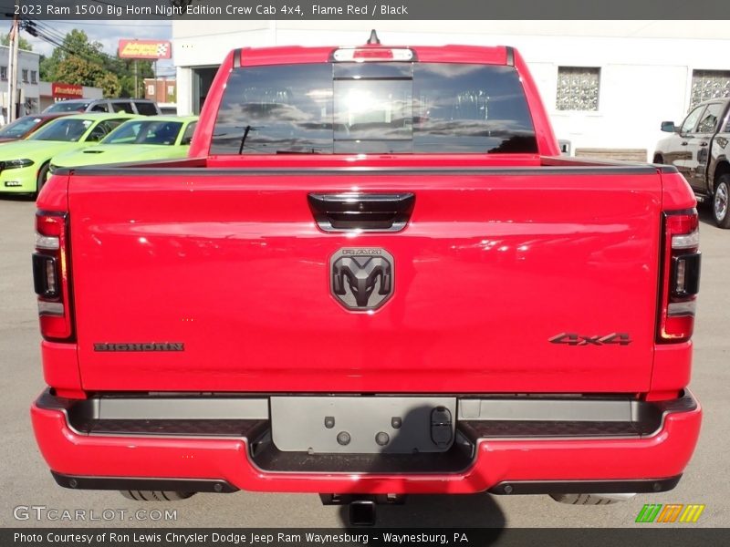 Flame Red / Black 2023 Ram 1500 Big Horn Night Edition Crew Cab 4x4