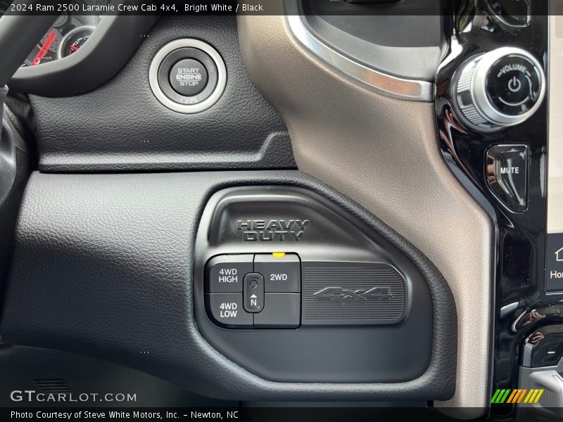 Controls of 2024 2500 Laramie Crew Cab 4x4