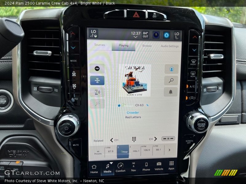Bright White / Black 2024 Ram 2500 Laramie Crew Cab 4x4