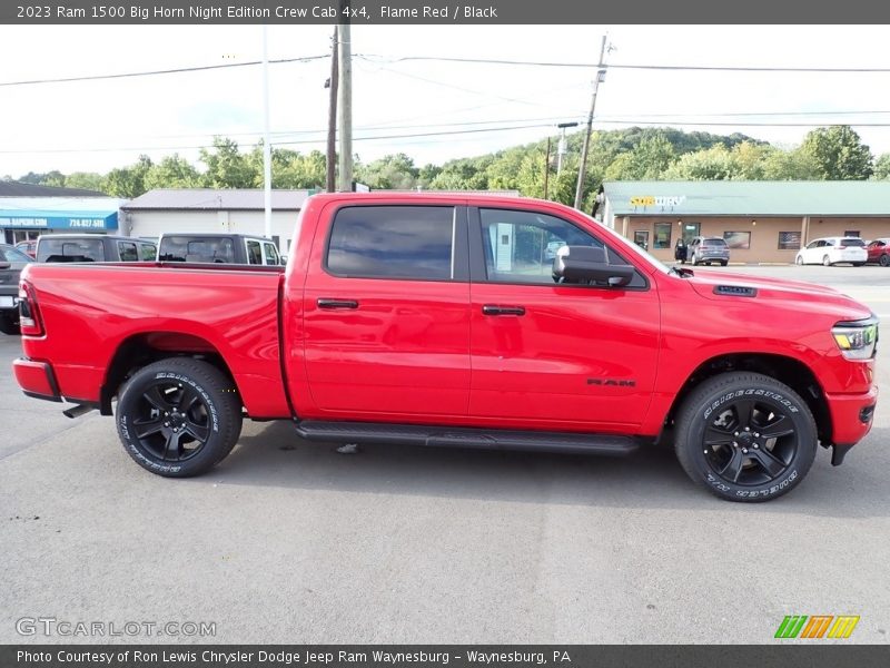 Flame Red / Black 2023 Ram 1500 Big Horn Night Edition Crew Cab 4x4