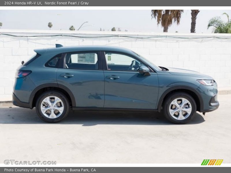 Nordic Forest Pearl / Gray 2024 Honda HR-V LX