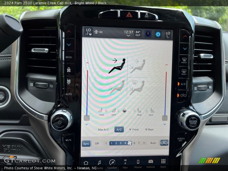 Controls of 2024 2500 Laramie Crew Cab 4x4
