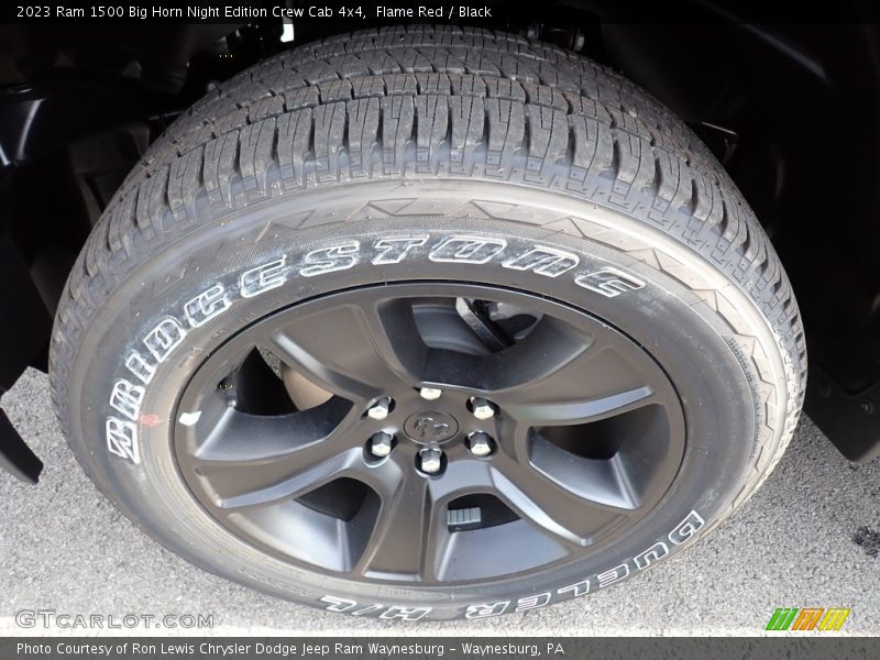 Flame Red / Black 2023 Ram 1500 Big Horn Night Edition Crew Cab 4x4