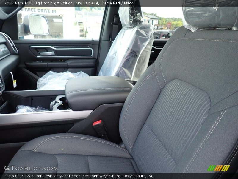Flame Red / Black 2023 Ram 1500 Big Horn Night Edition Crew Cab 4x4