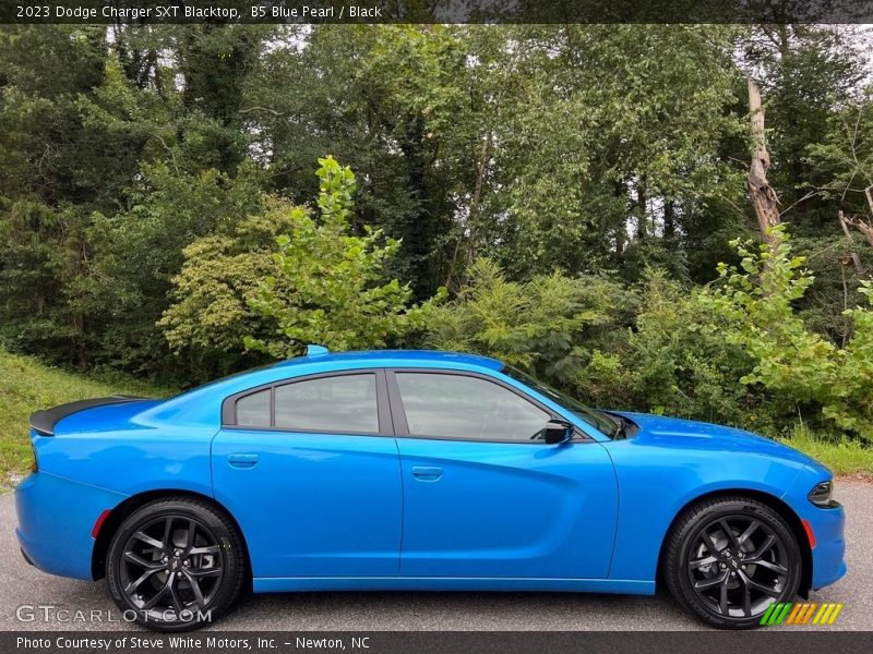 B5 Blue Pearl / Black 2023 Dodge Charger SXT Blacktop