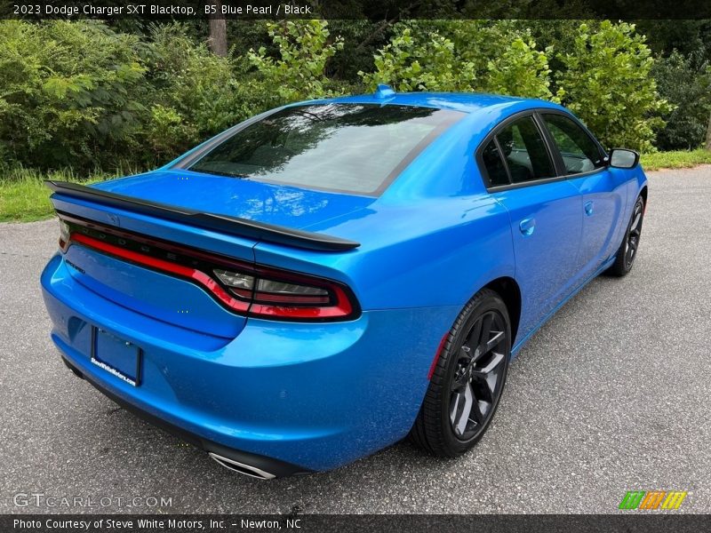 B5 Blue Pearl / Black 2023 Dodge Charger SXT Blacktop