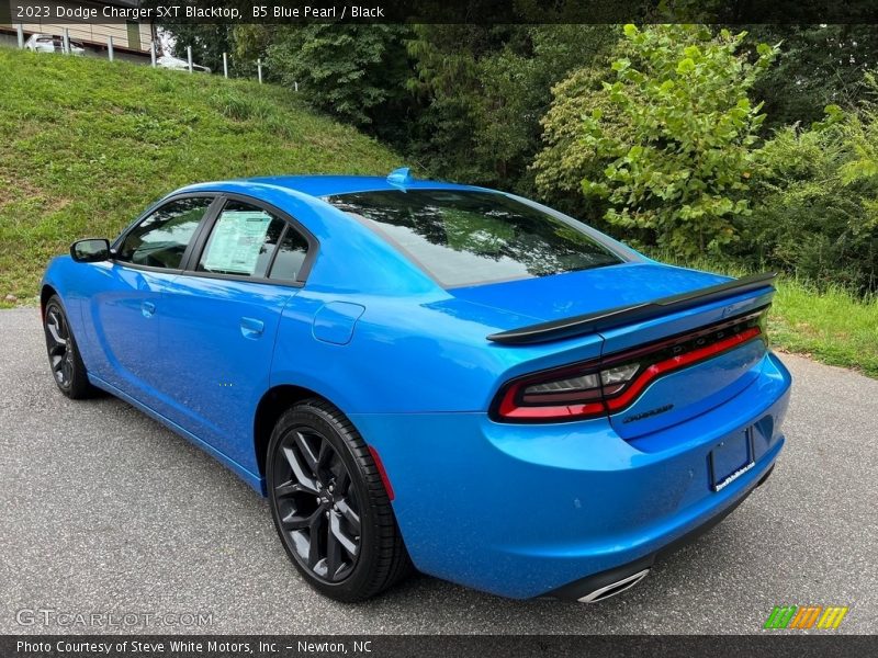 B5 Blue Pearl / Black 2023 Dodge Charger SXT Blacktop