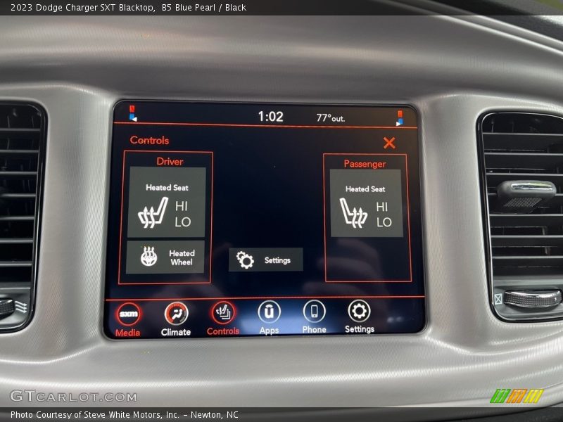 B5 Blue Pearl / Black 2023 Dodge Charger SXT Blacktop