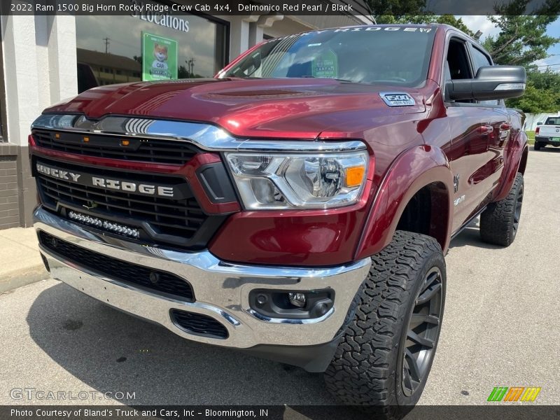 Front 3/4 View of 2022 1500 Big Horn Rocky Ridge Crew Cab 4x4