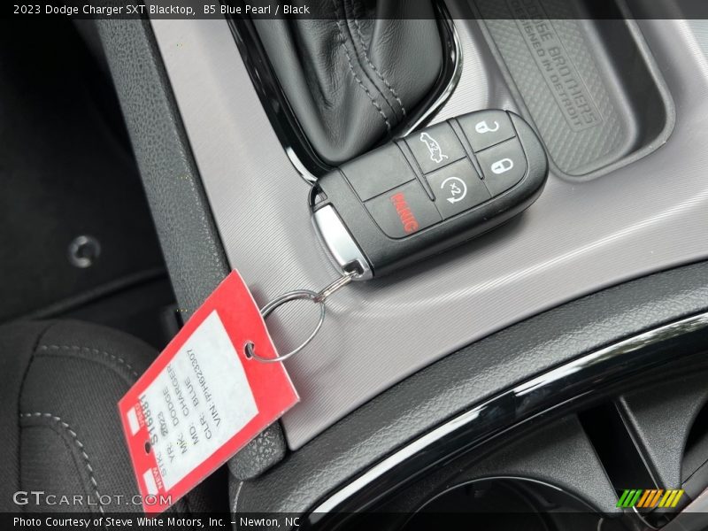 B5 Blue Pearl / Black 2023 Dodge Charger SXT Blacktop