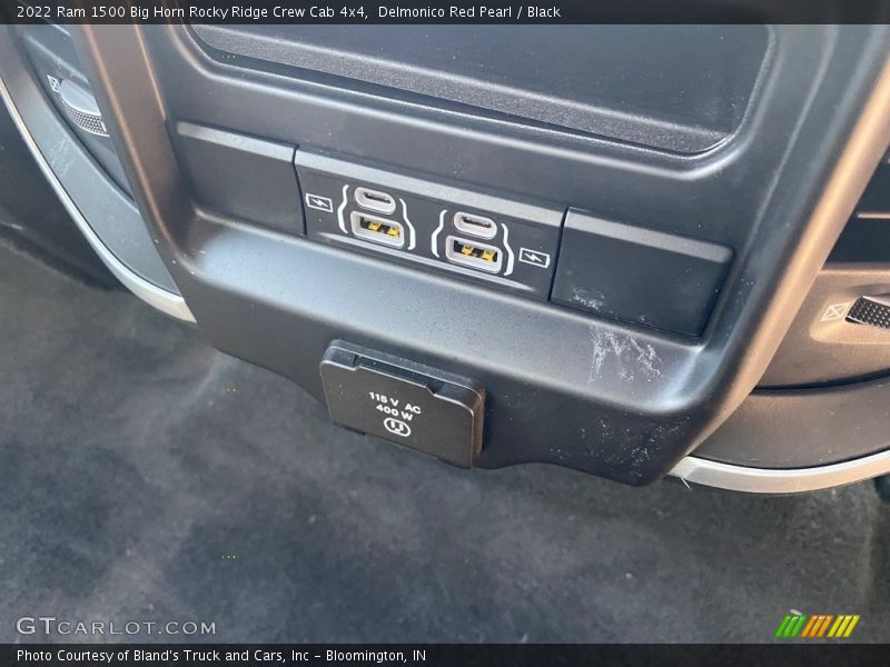 Delmonico Red Pearl / Black 2022 Ram 1500 Big Horn Rocky Ridge Crew Cab 4x4